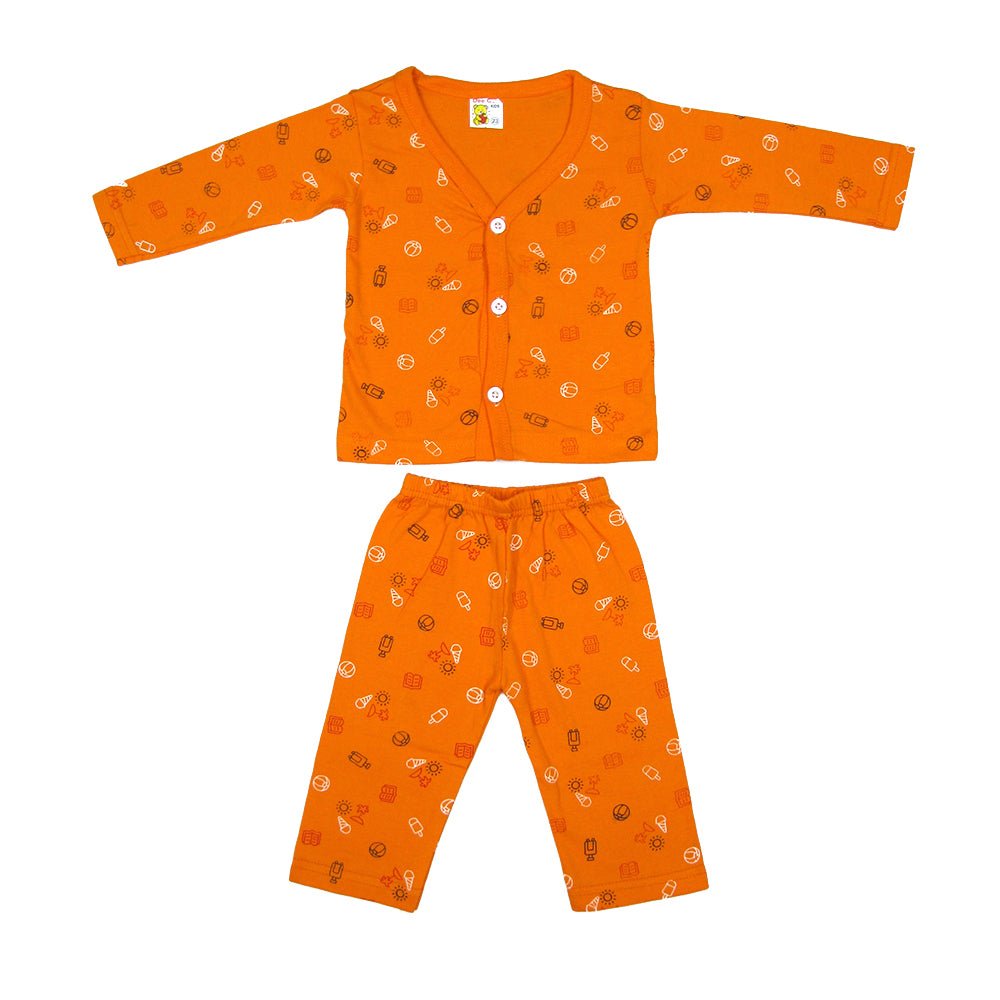 New Born Baby Cotton Tshirt & Pant Set 0 - 6 Months | Nightwear | Sleepwear for Infant | Soft Breathable Fabric | for Boys and Girls Baby| Pack of 5 Combo Style 23 - Stylelogy