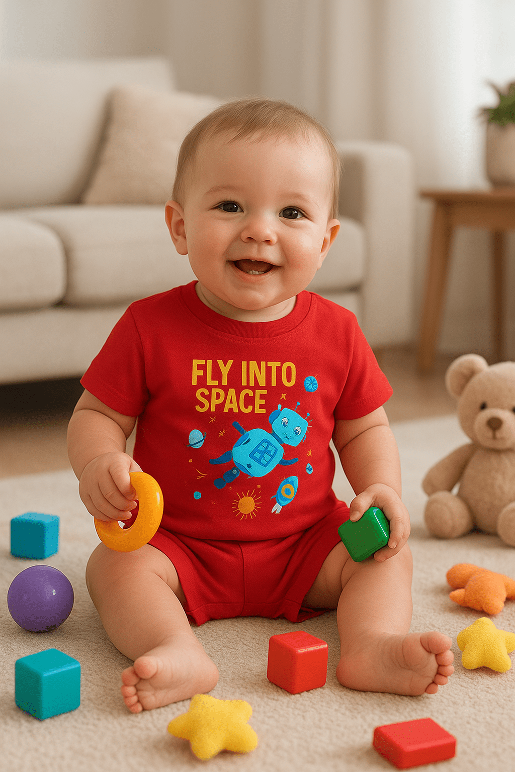 Stylelogy Tshirt & Shorts for kids | Toddler & Infant Baby Printed T-shirt & Half Pant| Little Boys & Girls Kids Dress, Pack of 5 combo | Unisex Clothing Set for Baby style 156 - Stylelogy