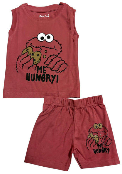 Kids T-Shirt and Shorts Set – Pack of 5 | Sleeveless Cartoon Print Cotton Combo - Stylelogy