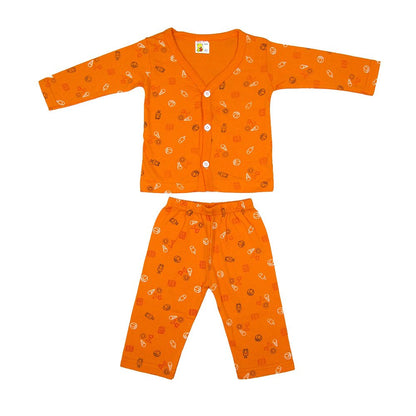 New Born Baby Cotton Tshirt & Pant Set 0 - 6 Months | Nightwear | Sleepwear for Infant | Soft Breathable Fabric | for Boys and Girls Baby| Pack of 5 Combo Style 23 - Stylelogy