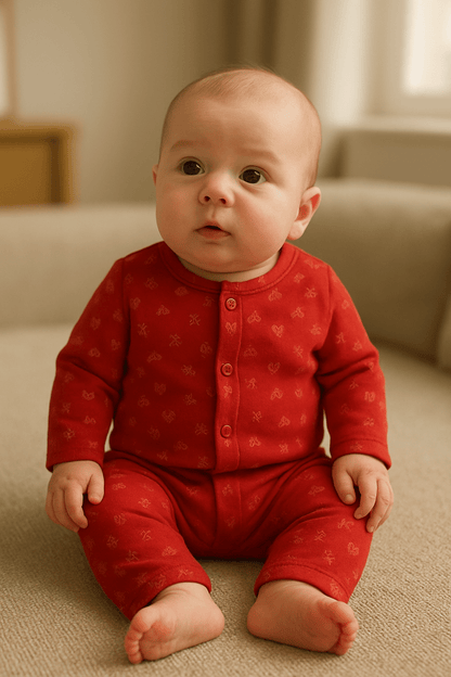 New Born Baby Cotton Tshirt & Pant Set 0 - 6 Months | Nightwear | Sleepwear for Infant | Soft Breathable Fabric | for Boys and Girls Baby| Pack of 5 Combo Style 23 - Stylelogy