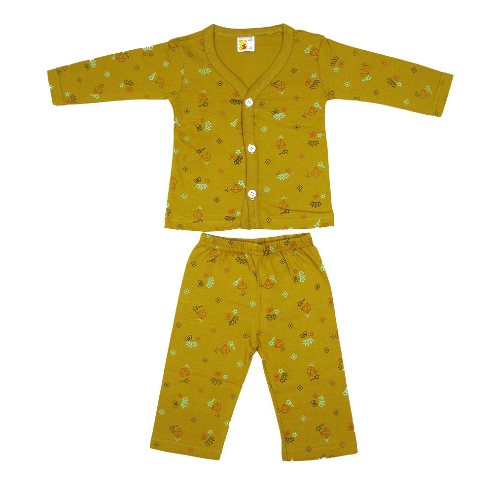 New Born Baby Cotton Tshirt & Pant Set 0 - 6 Months | Nightwear | Sleepwear for Infant | Soft Breathable Fabric | for Boys and Girls Baby| Pack of 5 Combo Style 23 - Stylelogy