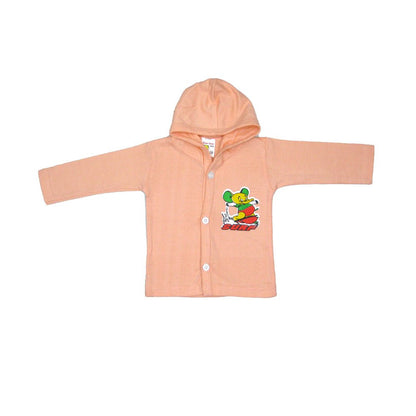 Newborn Unisex Cotton Dress Hoodie Cap with Pants| 0 - 3 Months Winter Outfit for Infant| Multicolour 5 Combo Pack Boy & Girl Baby Dress - Stylelogy