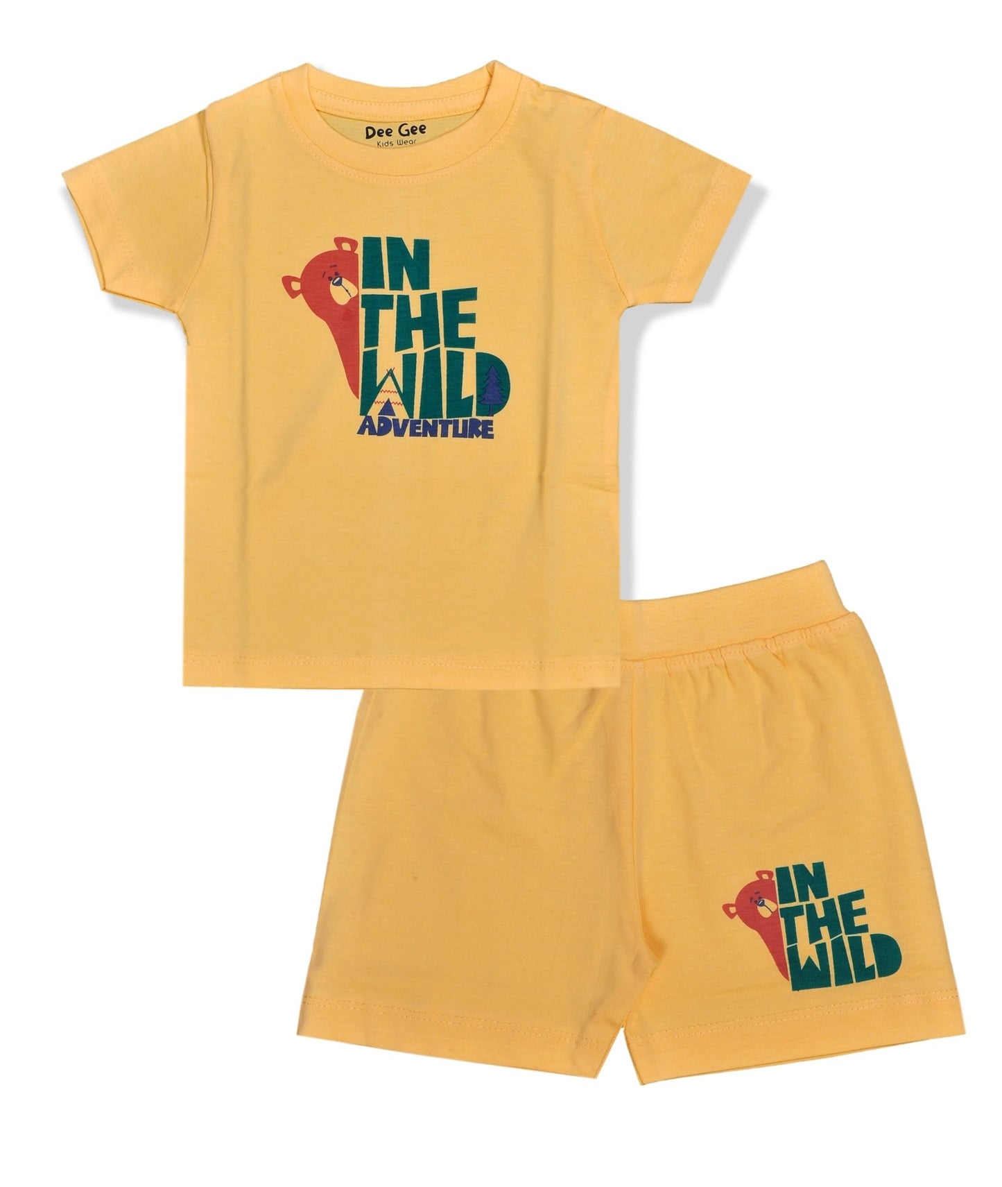 Stylelogy Tshirt & Shorts for kids | Toddler & Infant Baby Printed T-shirt & Half Pant| Little Boys & Girls Kids Dress, Pack of 5 combo | Unisex Clothing Set for Baby style 156 - Stylelogy